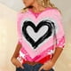 thumbnail image 4 of Xuyuer Valentine's Day 3/4 Sleeve Tee - Ladies' 3/4 Sleeve Printed T-Shirt for Romantic Date Nights, Love-Themed Photo Shoots, Unique Heart Pattern Statement Wear & Couples' Matching Style, 4 of 6