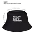 thumbnail image 2 of Dad In The Streets Daddy In The Sheets Print Summer Bucket Hat for Women Men,Made In USA,Sun Hat For Golf Travel Beach Fishing Hat, 2 of 8