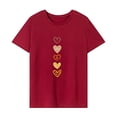 thumbnail image 2 of Camiseta para mujer Camiseta básica Trajes simples Camiseta con cuello redondo para vacaciones Senderismo Deportes M, 2 of 7