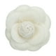 thumbnail image 1 of Broches de Flor Camelia Vintage Hechos a Mano, Pines de Flor de Tela, Corsage Floral para Mujeres Crema, 1 of 7