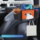 thumbnail image 4 of 4-in-1 Car Backseat Organizer - Cup Holders, Tissue Box, Phone Stand & Hooks, Multifunctional Storage for Car Travel & Family (Black), 4 of 6