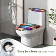 thumbnail image 4 of COEQINE Multicolor Guitar Toilet Lid Dust Cover Set Machine Washable Replacement Easy Installation with a 2-Piece Toilet Cover Set, Fits Most Tanks & Lids, 4 of 7