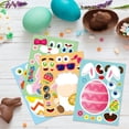 thumbnail image 5 of CoreLiving 12 Sheets DIY Happy Easter Egg Bunny Sticker Set - Bulk Craft Stickers for Easter Basket Stuffers Party Favor Supplies Spring Scrapbook Decorations Egg Fillers, 5 of 9