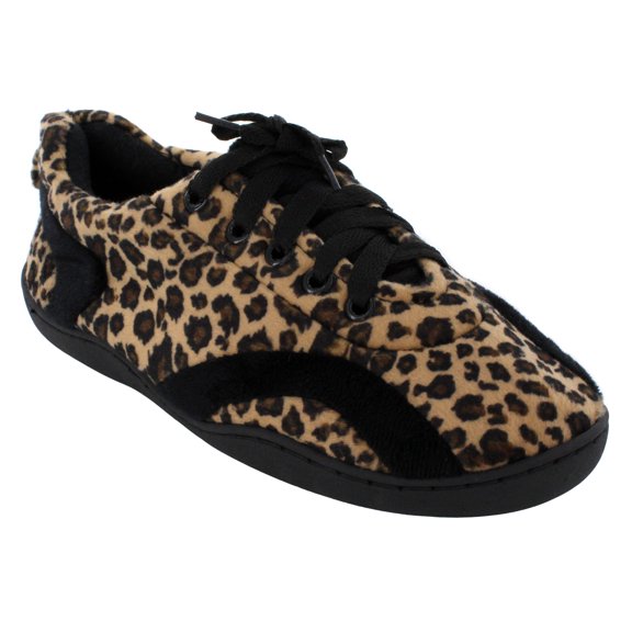Comfy Feet Leopard Print Colorful Indoor Outdoor All Around Slipper SM