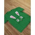 thumbnail image 3 of Tstars Boys Unisex Easter Holiday Shirts Little Easter Bunny Face Tee Cute Kids Happy Easter Party Shirts Easter Gifts for Boy Toddler Kids T Shirt, 3 of 6