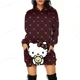 thumbnail image 5 of Sudadera con capucha de Hello Kitty, sudaderas con capucha kawaii, sudaderas con capucha con estampado gráfico de Hello Kitty de anime japonés, suéteres casuales para mujer, 5 of 5