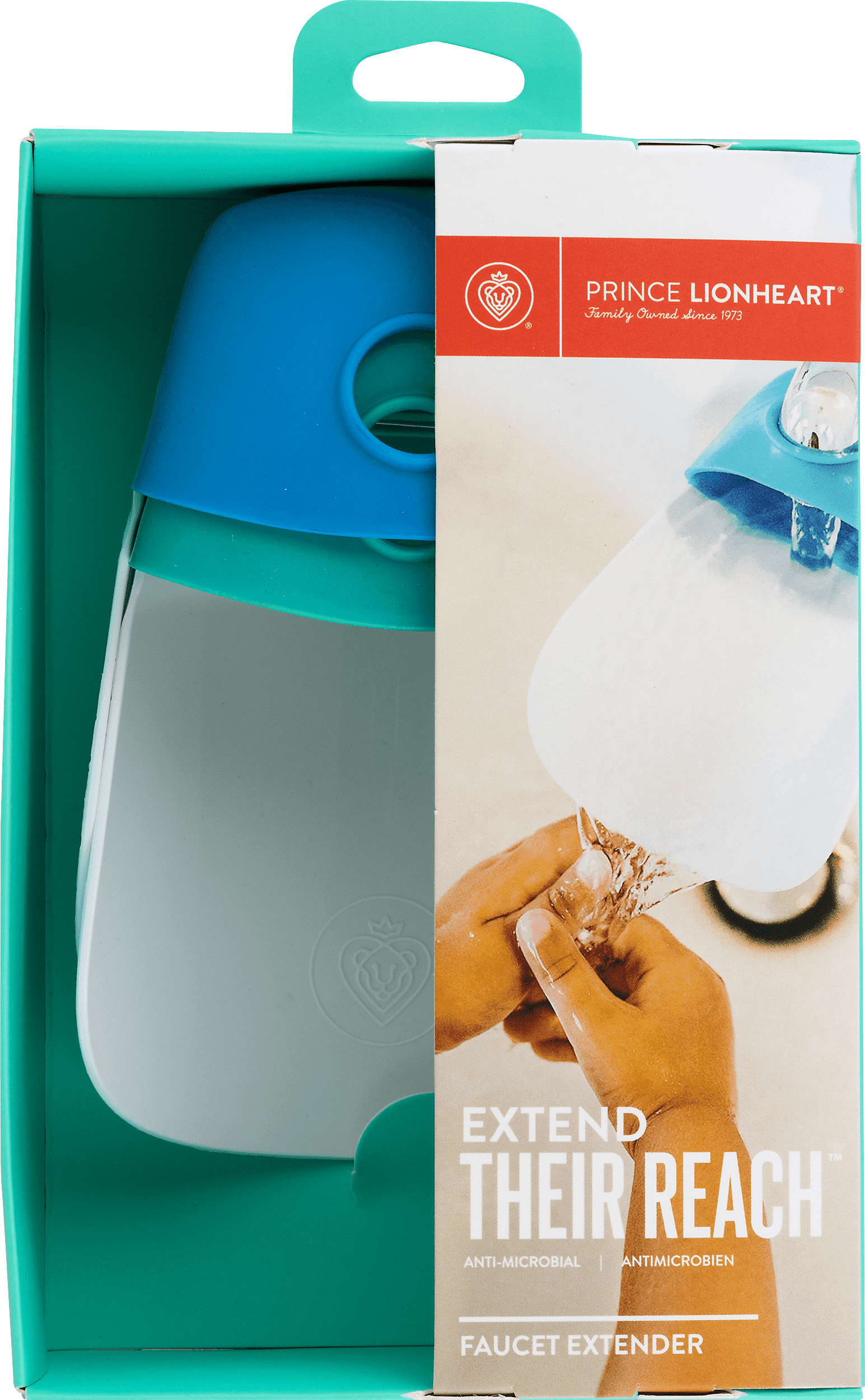 Prince Lionheart Faucet Extenders Gumball Green And Berry Blue