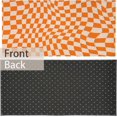 thumbnail image 4 of Retro Chess Board Entrance Door Mat,Orange Checker Decor Welcome Doormat, Non-Slip Carpet Rugs Floor Mat Decorative for Home/Bathroom/Kitchen/Indoor 17"x30", 4 of 6