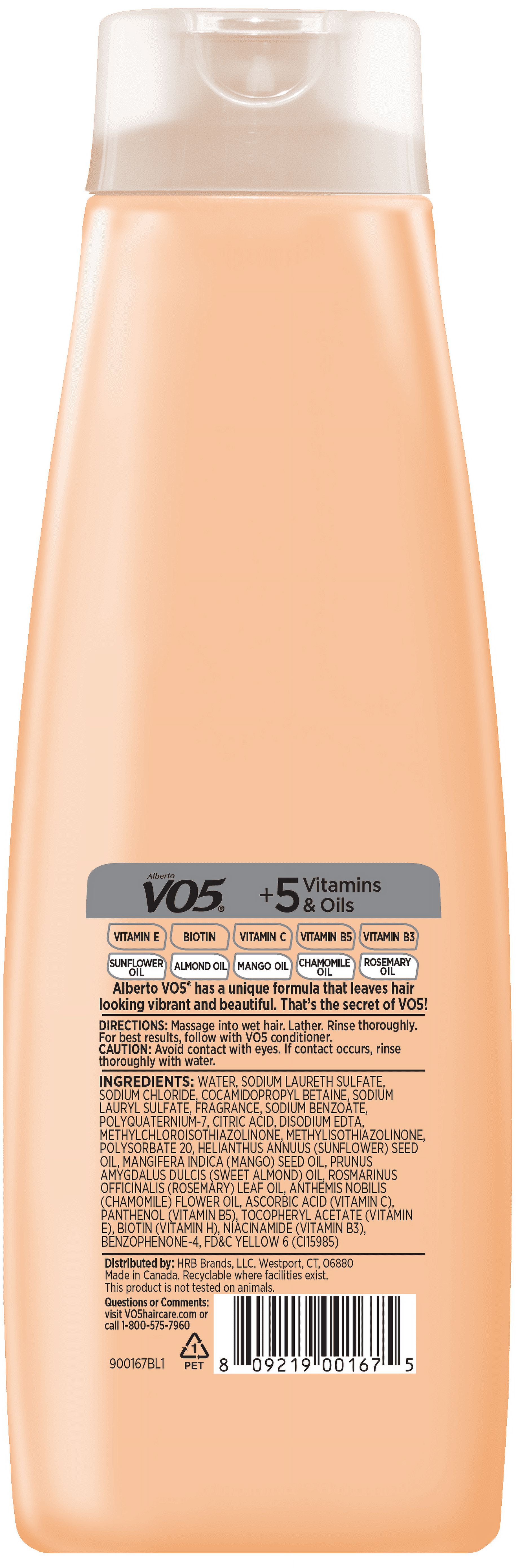 Alberto VO5 Daily Revitalizing Shampoo with Biotin, for All Hair Types,16.9 fl oz - image 2 of 6