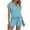 AA-Light Blue, variant on QATAINLAV Womens Summer 2 Piece Short Sets Solid Casual Cap Sleeve Henley Shirt and Drawstring Shorts Beach Travel Vacation Outfits Matching Sweatsuit, Blue, XXL