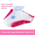 thumbnail image 5 of Littleforbig Soft Silky Underwear Comfortable Washable Reusable Primary Comfort Cloth Adult Training Pants Hot Pink M, 5 of 9
