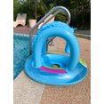 thumbnail image 3 of Inflatable Water Bell Handle Children's Sunshade Seat Ring Summer Swimming Canopy（blue）, 3 of 4