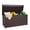 Brown, variant on EHHLY 120 Gallon Outdoor Storage Box Large, Lockable Outside Storage Containers Waterproof Patio Cushions Deck Boxes, Sage Green