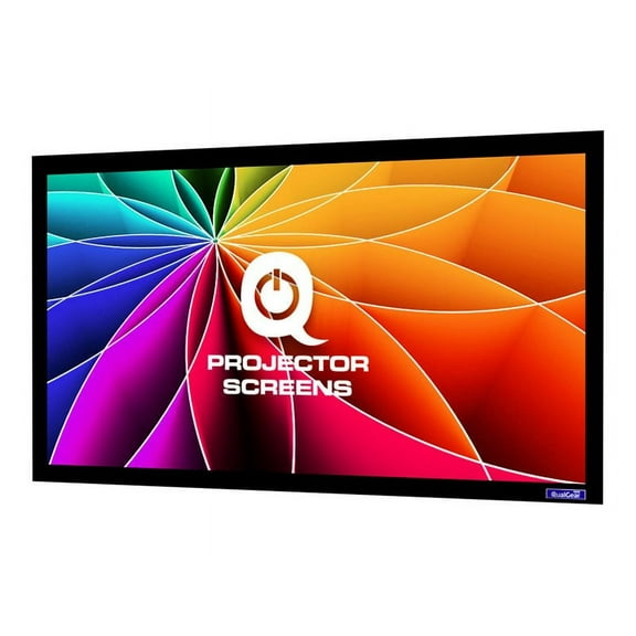 Qualgear 92" Fixed Projector Screen, 16
