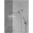 thumbnail image 4 of Delta 75527-CZ Universal Showering 1.75 GPM Single Function Modern Rain Shower Head And, 4 of 7