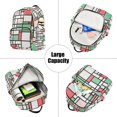 thumbnail image 5 of FORMRS Mini Backpack Purse for Women Travel Daypack Casual Shoulder Bag, Red Abstract Geometric, 5 of 7