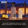 thumbnail image 5 of 1800 Tequila Cristalino, 750 ml Glass Bottle, 40% ABV, 5 of 11