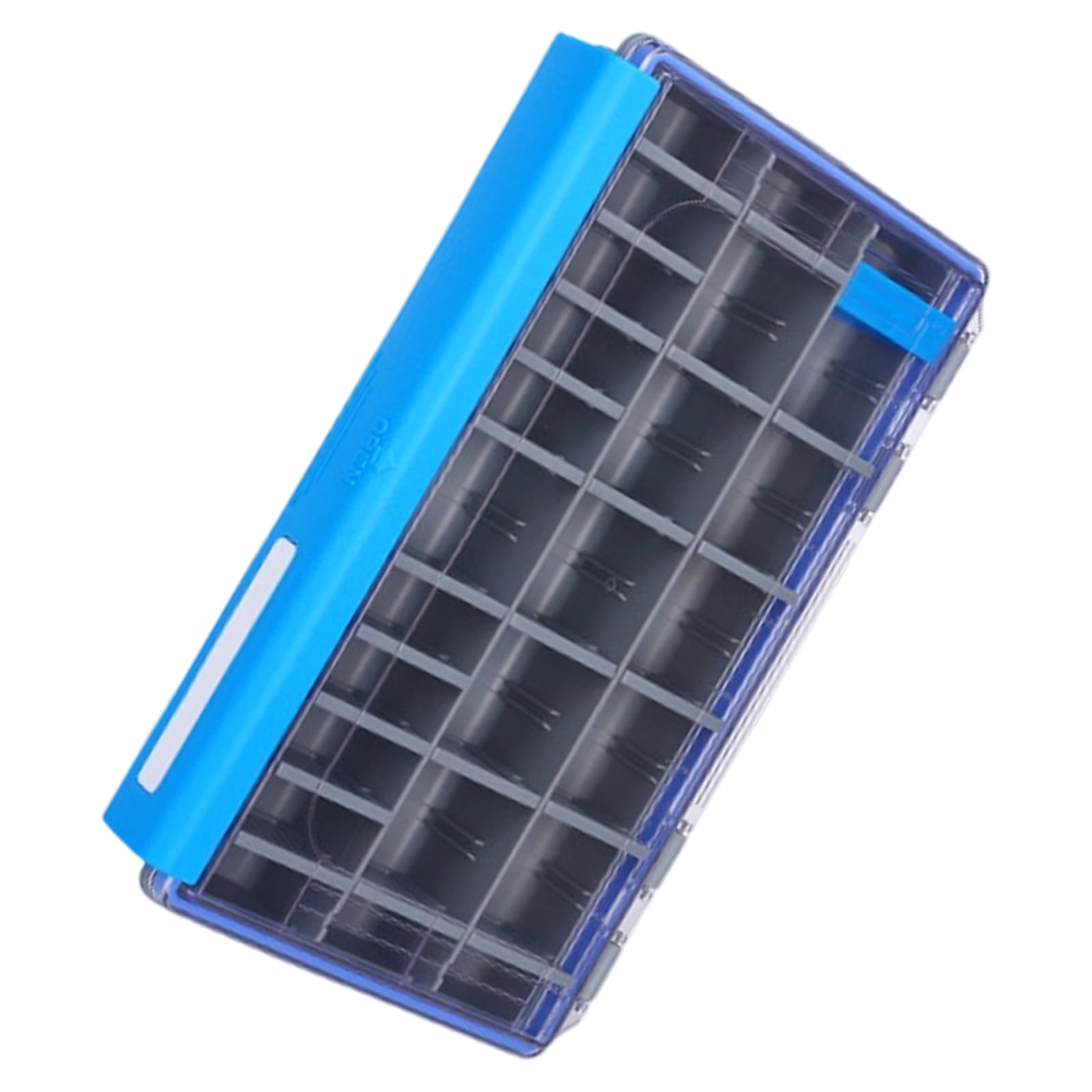 Portable Storage Trays Lure Organizers Fishing Tackle Box Lure Storage Box Clear Lid Tray Box Baits Separator