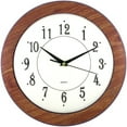 thumbnail image 1 of TIMEKEEPER 12IN Horloge Ronde en Bois, 1 of 4