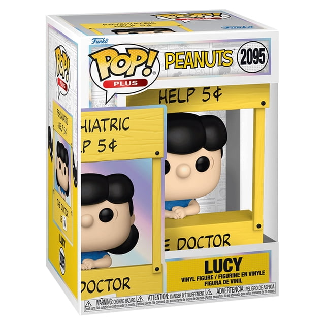Figura Coleccionable Funko Pop Plus Peanuts Lucy terapeura 1 Pieza