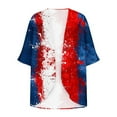 thumbnail image 4 of Cárdigan de manga larga para mujer, blusa informal estampada con bolsillo, abrigo tipo cárdigan para mujer, 4 of 5