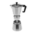 thumbnail image 3 of Fiocias 3-Cup Stovetop Espresso Maker Moka Pot, Italian Design, Stainless Steel 3 Cups, 3 of 9
