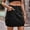 Black, variant on Cargo Skirt for Women,GaThRRgYP Women's Spring and Summer Denim Work Dress Pocket Skirt Casual Mid-length Skirt