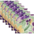 thumbnail image 6 of GZHJMY Purple Violets Napkins Table Decorations Napkin Set for Gift Giving, Dining, Parties 20 x 20in, 6 of 7