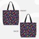 thumbnail image 2 of Easygdp Skull rainbow color mushroom Bolsa Tote para Mujer, Bolso de Hombro para Trabajo, Playa, Viajes, Compras y Supermercado, 2 of 7