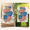 thumbnail image 4 of Patriotic American Flag Heart Print Table Runner,Independence Day Memorial Day Red White Blue Farmhouse Table Linens for Kitchen,Dining Room,Holiday Party Decor, 4 of 6
