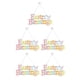 thumbnail image 2 of Decoraciones para puertas Yuarrent conejo de Madera letrero de guía artesanal de Madera JM00292 5Conjunto, 2 of 6
