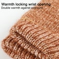 thumbnail image 3 of Guantes de invierno para mujer para clima frío, guantes térmicos con puños para conducir, 3 of 5