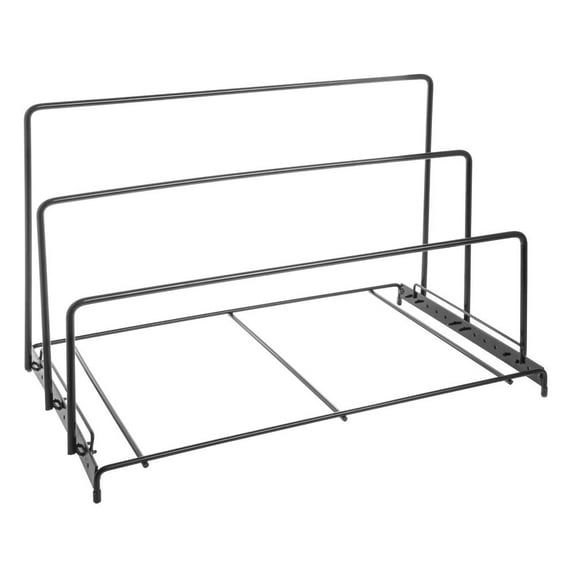 HUBERT Charcuterie Board Holder Black Wire - 14 3/4" L x 22 1/3" W x 2" H