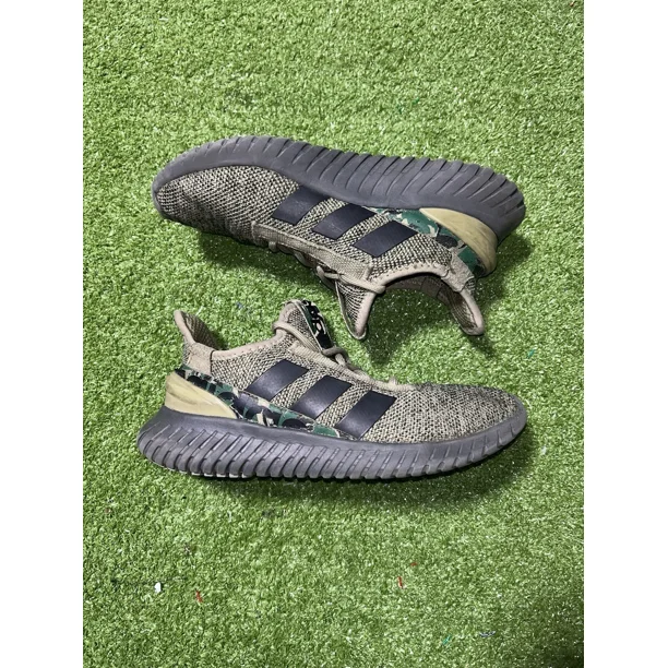 Adi-das Originals Kaptir 2.0 Cloudfoam Green Black Camouflage Men’s Sz 7 Running