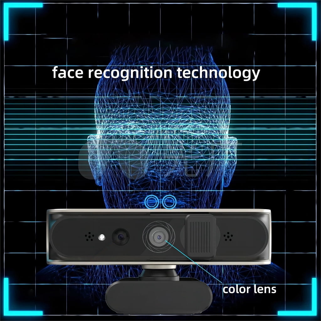 Zeiwohndc 1080P USB Webcam for Secure WindowsHello Login