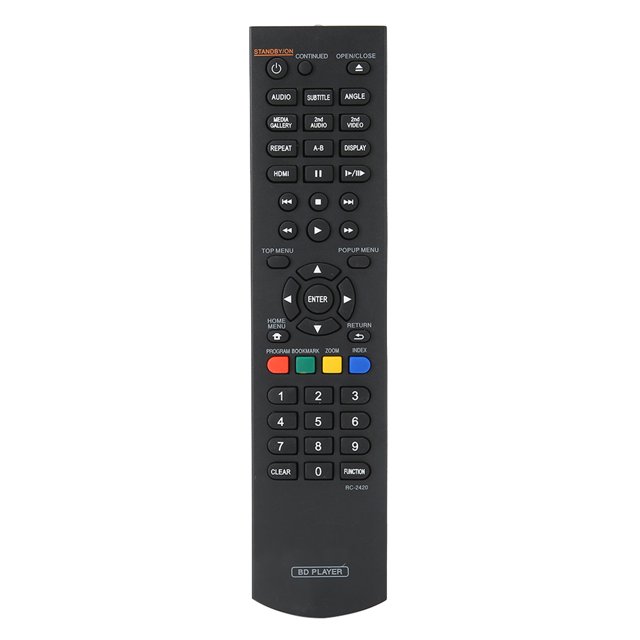 Mando a distancia para reproductor de discos Blu Ray RC‑2420, controlador inteligente apto para reemplazo Pioneer, negro