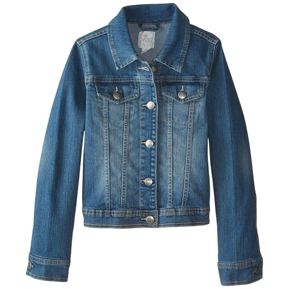 The Children's Place Girls' Denim Jacket Dk Stonedm XS (4)