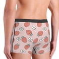 thumbnail image 3 of Goofa Strawberry And Flowers Printed Men's Boxer Briefs Underwear, Moisture-Wicking Underwear, Trunk,Soft and Breathable Cotton Underwear-Large, 3 of 9