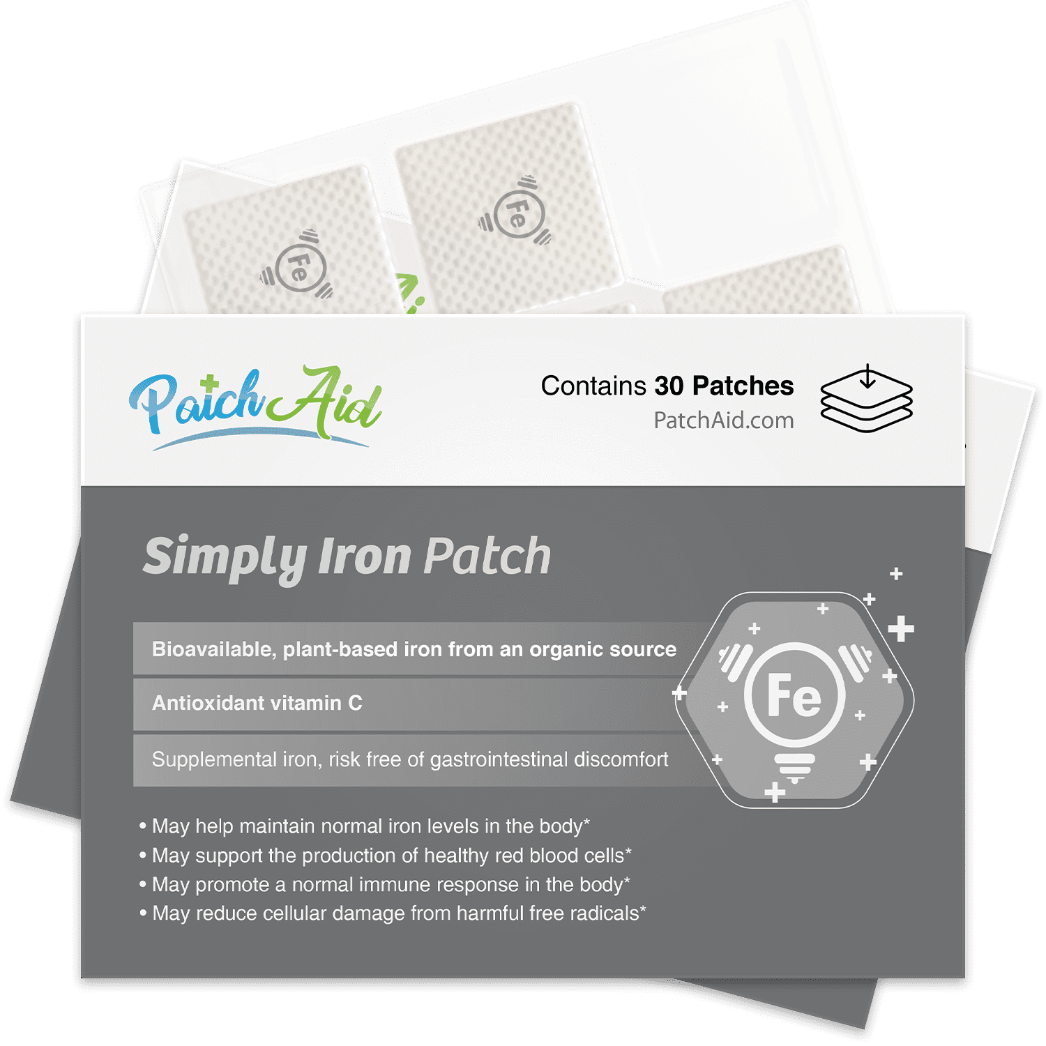 Simply Iron Patch by PatchAid Size: 6-Month Supply