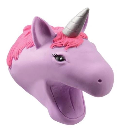 New Unicorn Hand Puppet Plush Pink Stuffed Animal Toy Boys Girls 