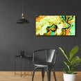 thumbnail image 6 of Epic Art 'Orange Lava,' Acrylic Glass Wall Art, 48"x24", 6 of 8