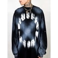 thumbnail image 2 of Niepce Inc Cotton Streetwear Hip Hop Printed Long Sleeves Tee (Men's), 2 of 6