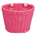 thumbnail image 2 of Aosijia Bicycle Basket Streamers Set, Children's Bike Handlebar Wicker Basket Bike Streamers Bell and Stickers, Bike Basket Front Decoration for Girls, 2 of 5