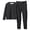 Black, variant on Thermal Underwear for Unisex Kids - Toddler Base Layer Winter Long Johns for Boys Girls