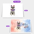 thumbnail image 2 of 4th of July Schnauzer Celebrates Independence Day 7x5in Folded Greeting Card Miniature Schnauzer Dog Lover Single Note Card with Envelope - 12010, 2 of 5