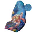 thumbnail image 6 of Binienty Sea Turtle Waterproof Sweat Towel Car Seat Cover For Post Gym Beach Yoga Anti-Slip Washable Car Seat Protector for Sedan Van Truck, 6 of 8