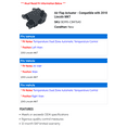 thumbnail image 2 of Air Flap Actuator - Compatible with 2010 Lincoln MKT, 2 of 2