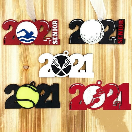 

XWQ Sports Pendant Convenient Exquisite Lightweight 2021 Word Pendant Ornament for Home