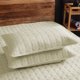 thumbnail image 1 of Protector de almohada, juegos de fundas de almohada acolchadas de tamaño estándar, transpirables y resistentes al agua y a las manchas de aceite, juego de fundas de almohada de algodón 2pcs amarillo, 1 of 6