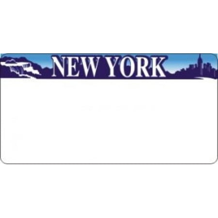 Design It Yourself Custom New York Plate #2. Free Personalization on Plate